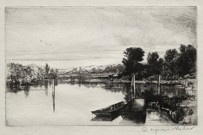 Egham by Francis Seymour Haden