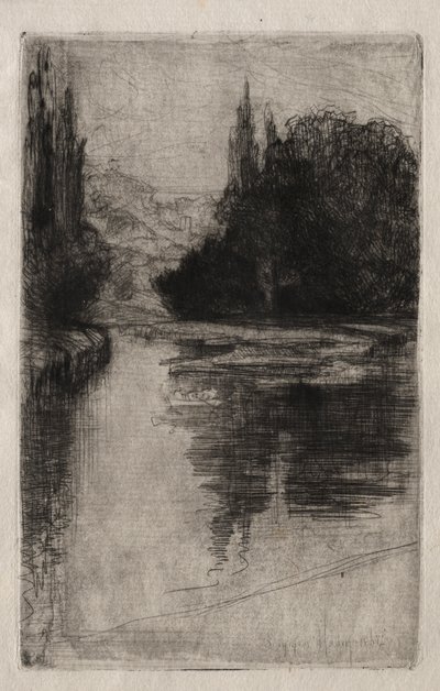 Evening, 1864 by Francis Seymour Haden