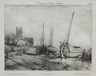 Fishing Boats along the Beach by Francis Seymour Haden