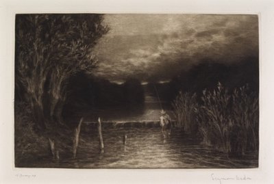 Grayling Fishing, 1897 by Francis Seymour Haden