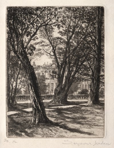 Kensington Gardens (The Small Plate) by Francis Seymour Haden