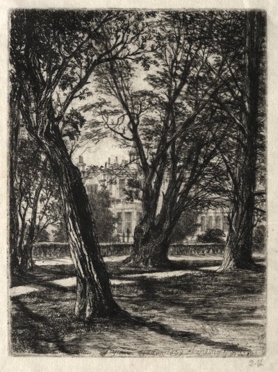 Kensington Gardens by Francis Seymour Haden