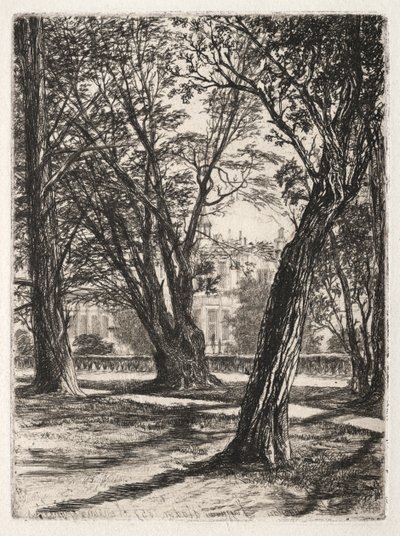 Kensington Gardens The Small Plate, 1859 by Francis Seymour Haden