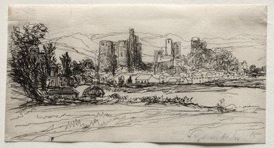 Kidwelly Castle by Francis Seymour Haden