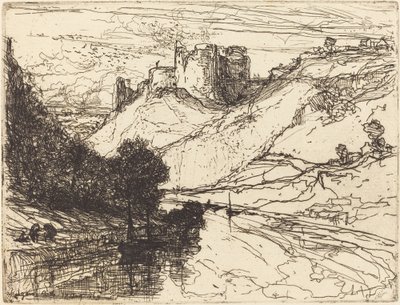 Kilgaren Castle by Francis Seymour Haden