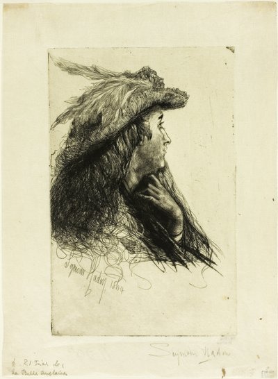 The Beautiful Englishwoman by Francis Seymour Haden