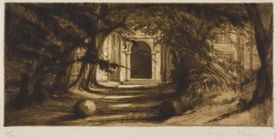 Mytton Hall by Francis Seymour Haden