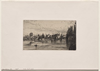 Old Chelsea Church by Francis Seymour Haden