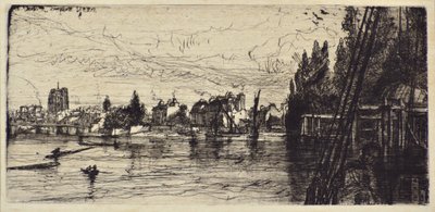 Old Chelsea Church by Francis Seymour Haden
