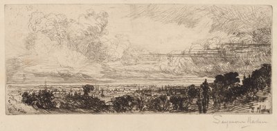 Out of Studio Window by Francis Seymour Haden