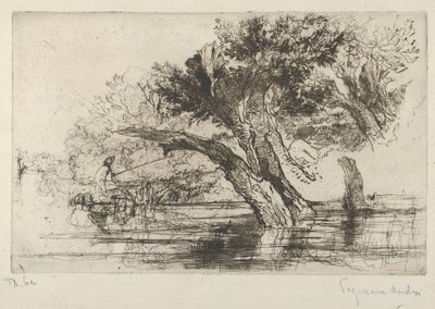 Penton Hook by Francis Seymour Haden