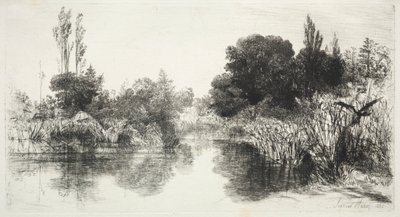 Share Mill Pond by Francis Seymour Haden