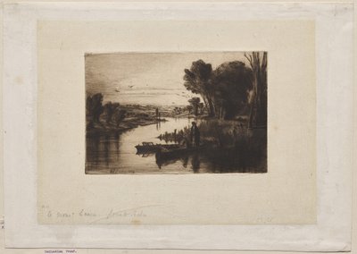 Thames Fisherman by Francis Seymour Haden
