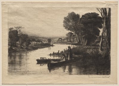 Thames Fishermen (First Plate) by Francis Seymour Haden