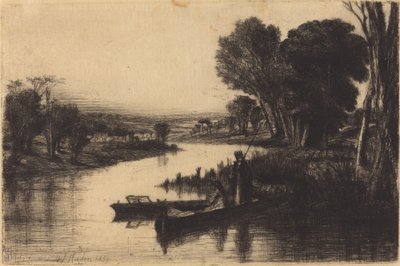Thames Fishermen by Francis Seymour Haden