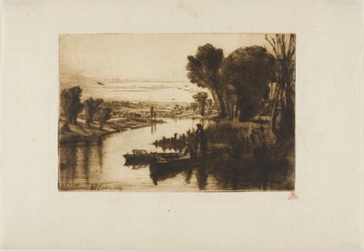 Thames Fishermen, No. I by Francis Seymour Haden