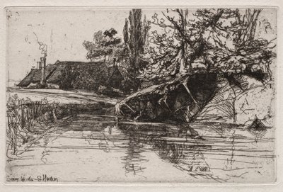 The Moat House by Francis Seymour Haden