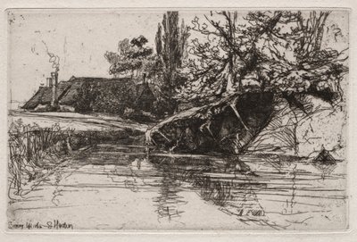The Moat House by Francis Seymour Haden