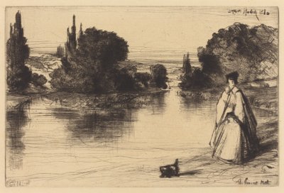 The Towing Path by Francis Seymour Haden