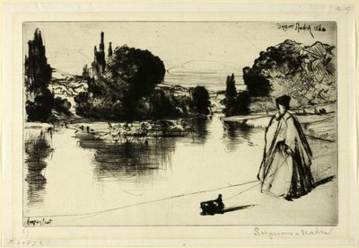 The Towing Path by Francis Seymour Haden