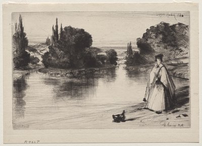 The Towing Path by Francis Seymour Haden