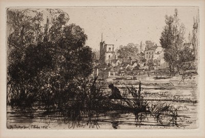 Twickenham Church by Francis Seymour Haden