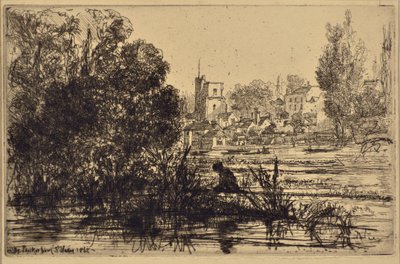 Twickenham Church by Francis Seymour Haden