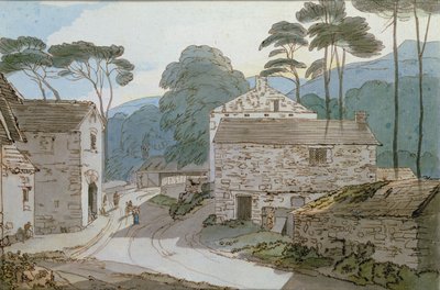 Ambleside at the Head of Lake Windermere by Francis Towne