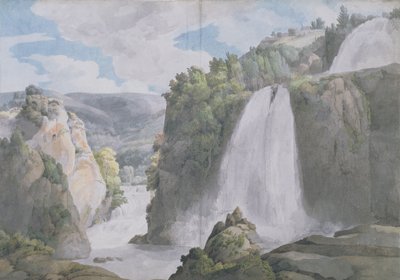 Cascades At Tivoli, 1781 by Francis Towne