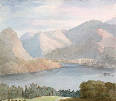 Ullswater from Gowbarrow Park by Francis Towne