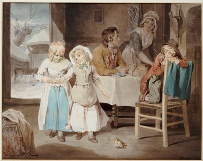 The Pet Robin by Francis Wheatley