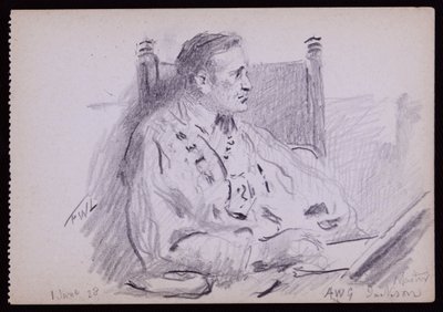 Portrait of Ernest Jackson by Francis Wilfred Lawson
