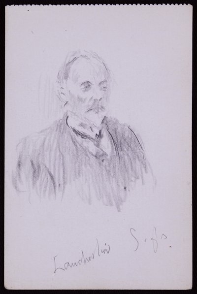 Portrait of HV Lanchester by Francis Wilfred Lawson