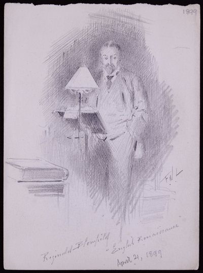 Portrait of Reginald Blomfield by Francis Wilfred Lawson
