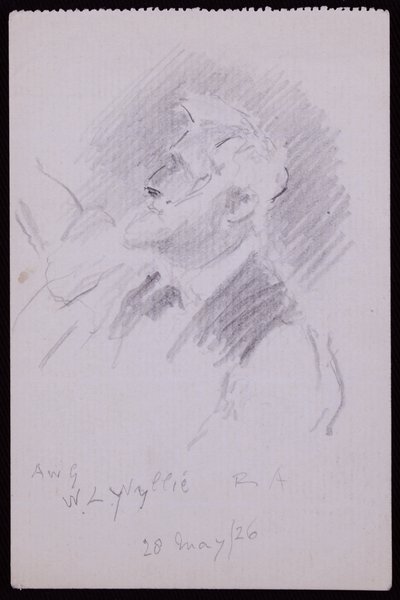 Portrait of WL Wyllie by Francis Wilfred Lawson