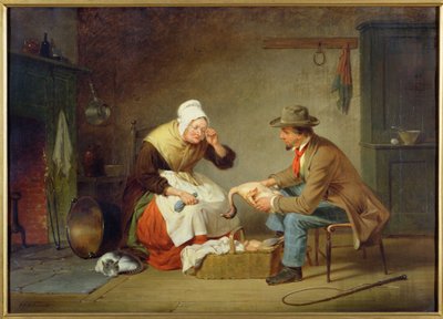 Bargaining (The Christmas Turkey) by Francis William Edmonds