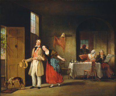 The Bashful Cousin, c. 1841-1842 by Francis William Edmonds