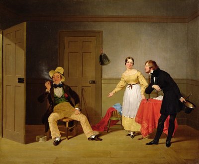 The City and Country Beaux, c.1838 by Francis William Edmonds