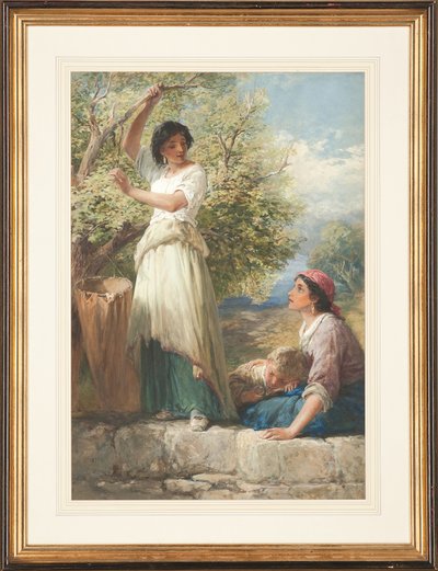 At the well by Francis William Topham