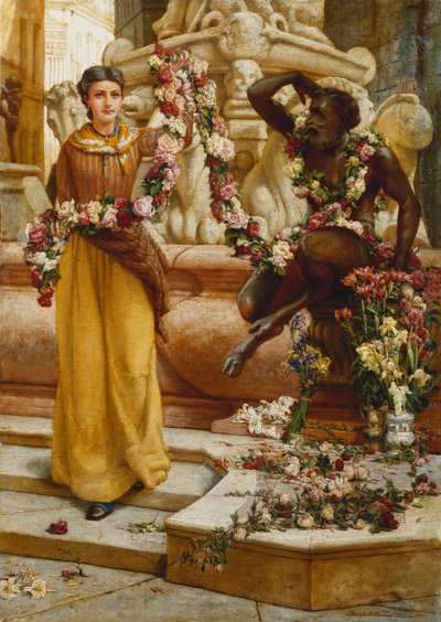The Flower Garland by Francis William Topham