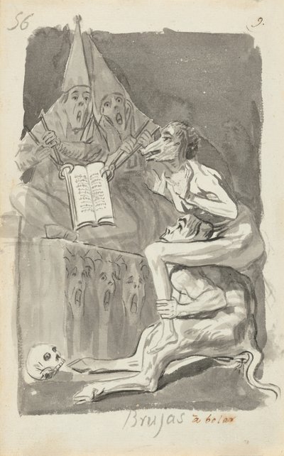 Witches Preparing to Fly by Francisco de Goya