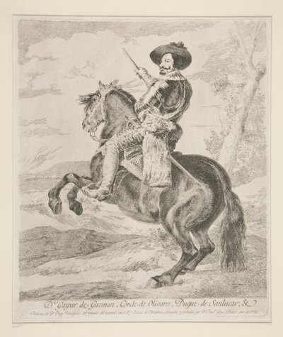 Gaspar de Guzman, Count Duke of Olivares by Francisco de Goya