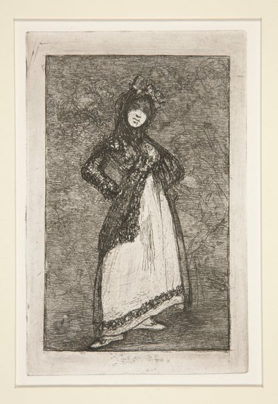 Maja [with a dark background] by Francisco de Goya