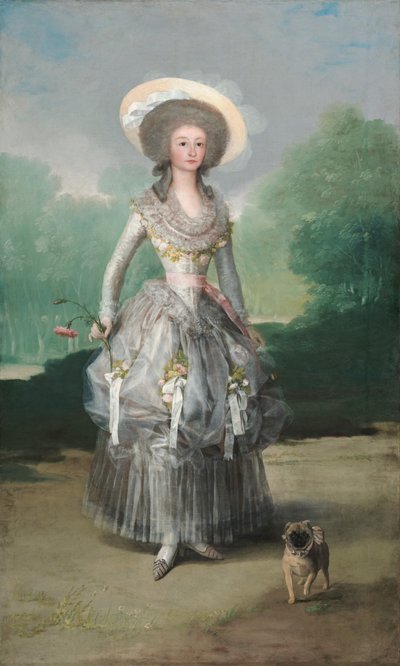 The Marquesa de Pontejos by Francisco de Goya