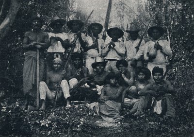 Crowned Indians, 1895 by Francisco Henszler