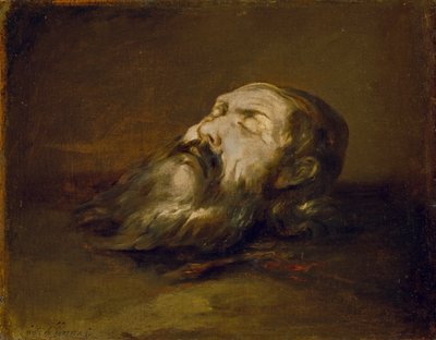 Head of a Beheaded Saint by Francisco Herrera the Elder
