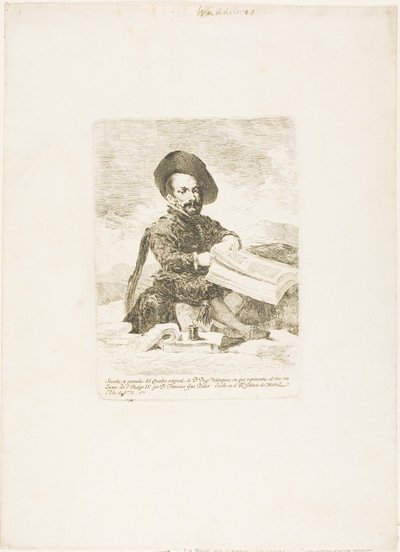 A Dwarf by Francisco Jose de Goya y Lucientes