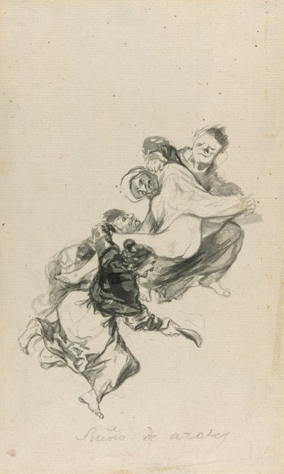 Dream of Flogging by Francisco Jose de Goya y Lucientes