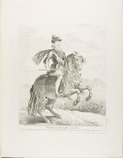 Philip III by Francisco Jose de Goya y Lucientes
