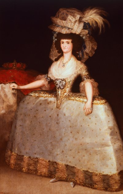 Queen Maria Luisa by Francisco Jose de Goya y Lucientes